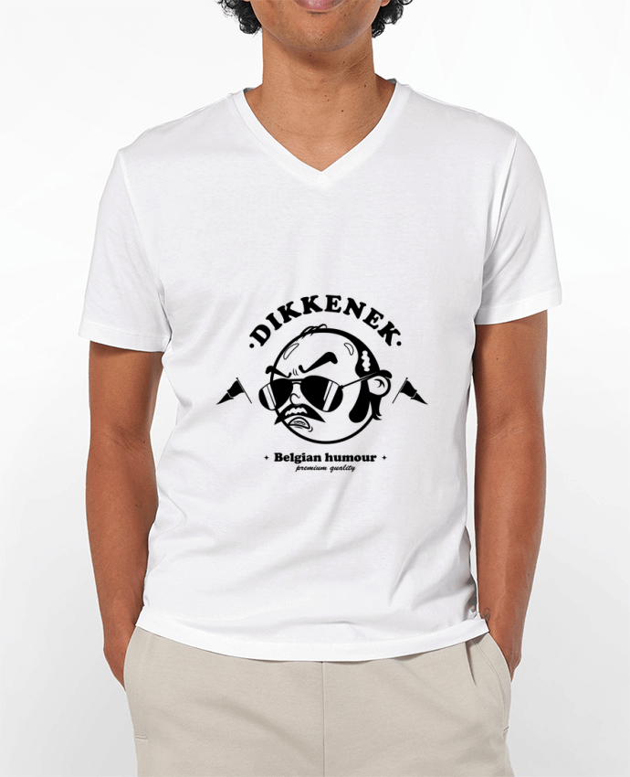 T-shirt homme Dikkenek Retro Logo par PTIT MYTHO