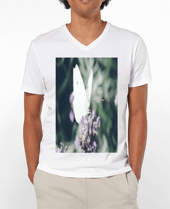 T-shirt homme photo de papillon par White Tiger 60