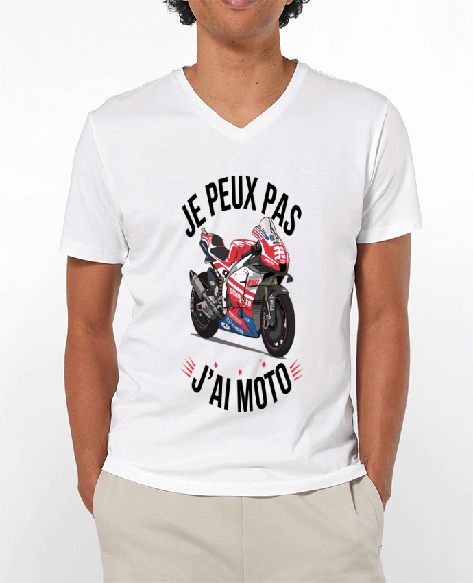 T-shirt homme je peux pas j'ai moto par bwilfy