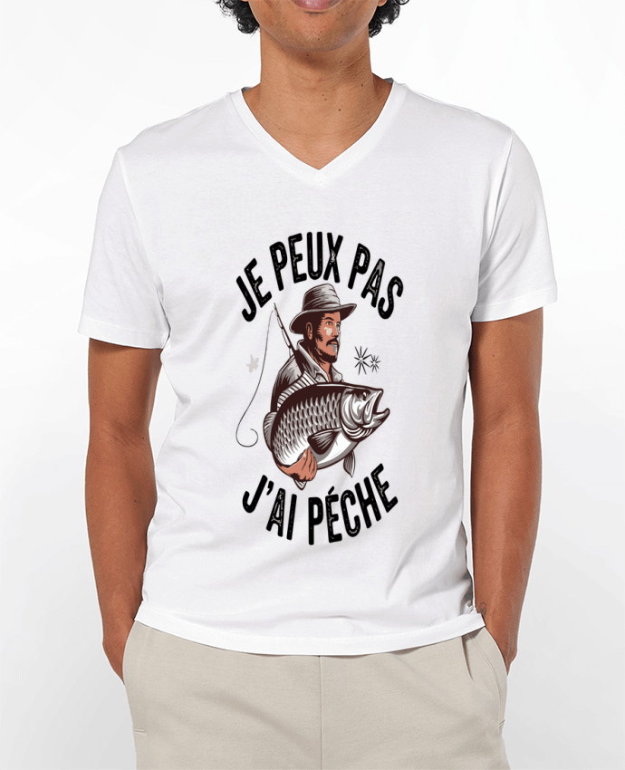 T-shirt homme je peux pas j'ai pêché par bwilfy