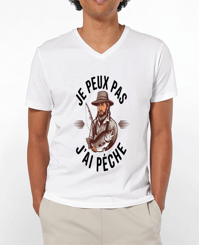T-shirt homme je peux pas j'ai pêche par bwilfy