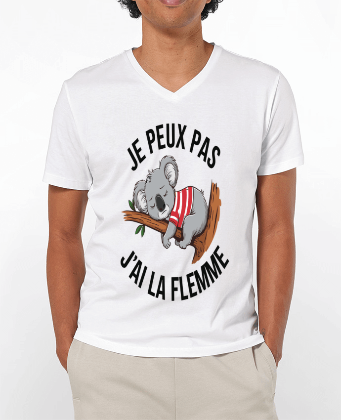 T-shirt homme je peux pas j'ai la flemme par bwilfy
