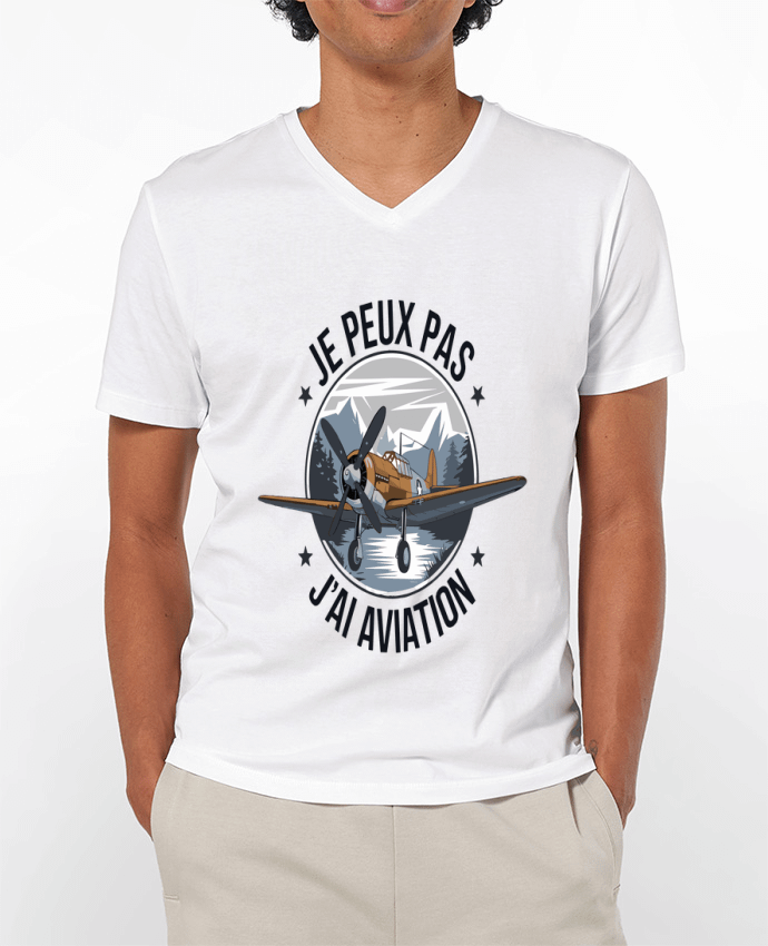 T-shirt homme je peux pas j'ai aviation par bwilfy