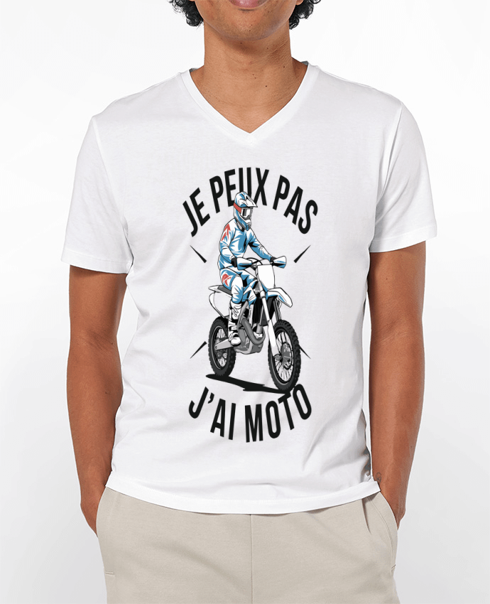 T-shirt homme je peux pas j'ai moto par bwilfy