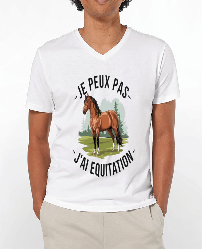 T-shirt homme je peux pas j'ai equitation par bwilfy