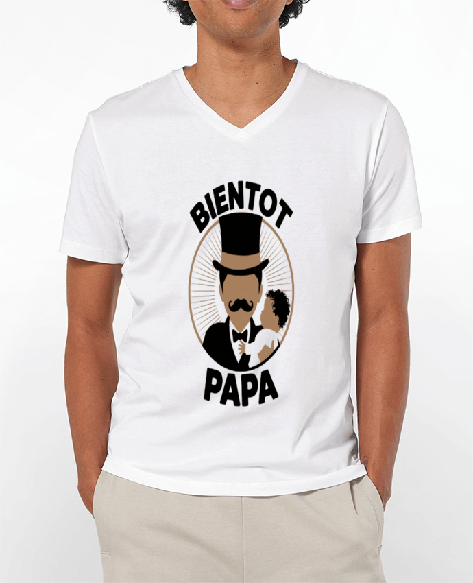 T-shirt homme Bientot Papa par bwilfy