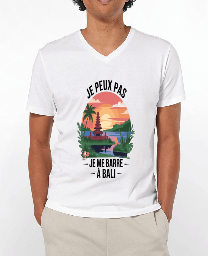 T-shirt homme je peux pas je me barre a Bali par bwilfy