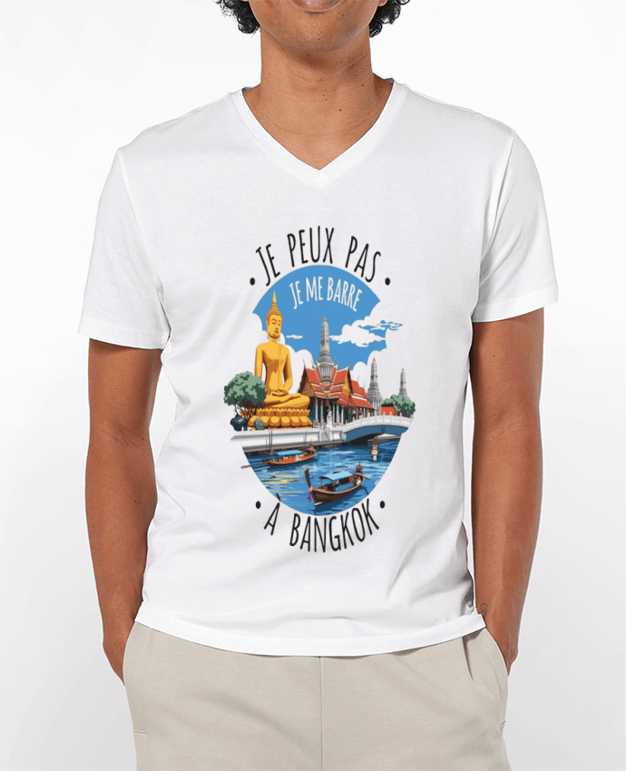 T-shirt homme je peux pas je me barre à Bangkok par bwilfy