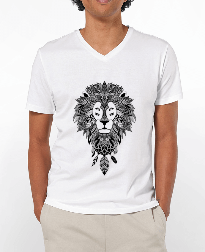 T-shirt homme Lion Bohème par Mag’Art