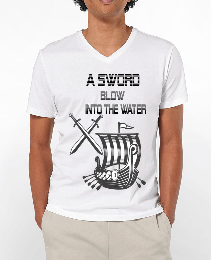 T-shirt homme a sword blow into the water par Excalibur