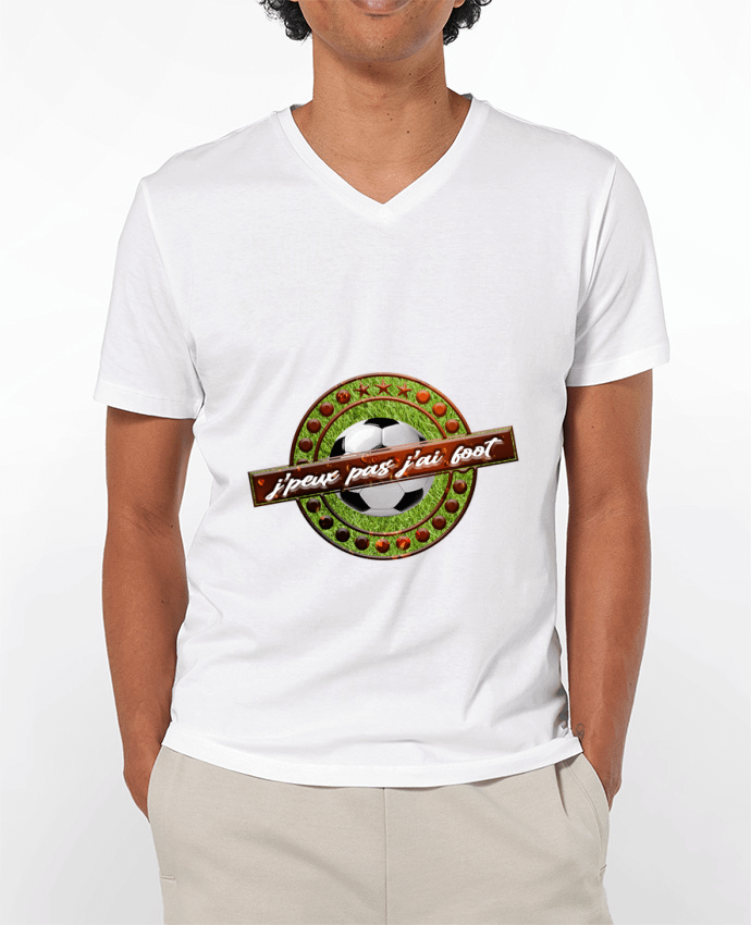 T-shirt homme j'peux pas j'ai foot par logo graph