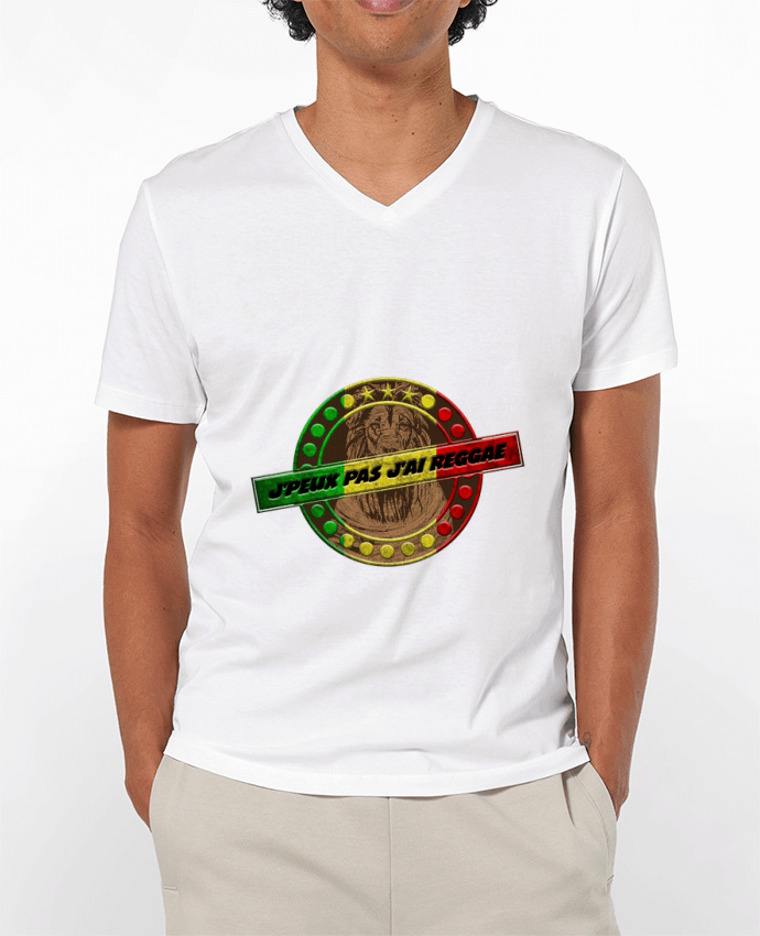 T-shirt homme j'peux pas j'ai reggae par logo graph