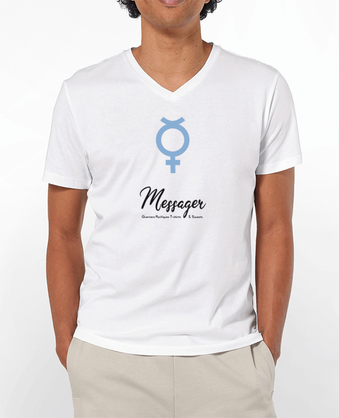 T-shirt homme Mercure > Messager par Guerriers Pacifiques