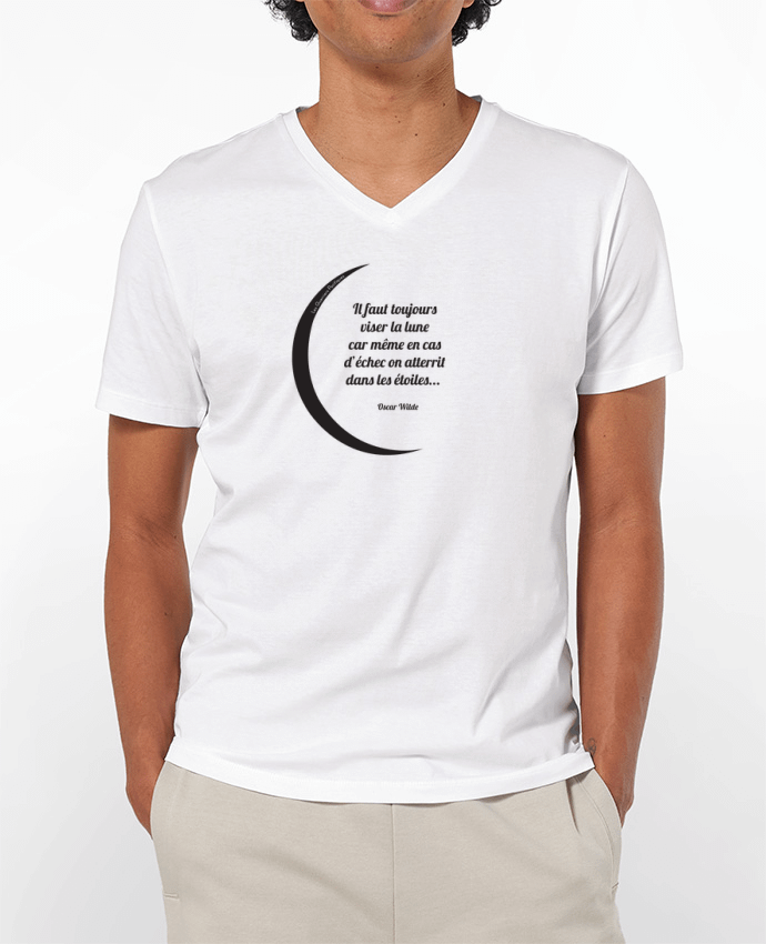 T-shirt homme Toujours viser la lune... par Guerriers Pacifiques
