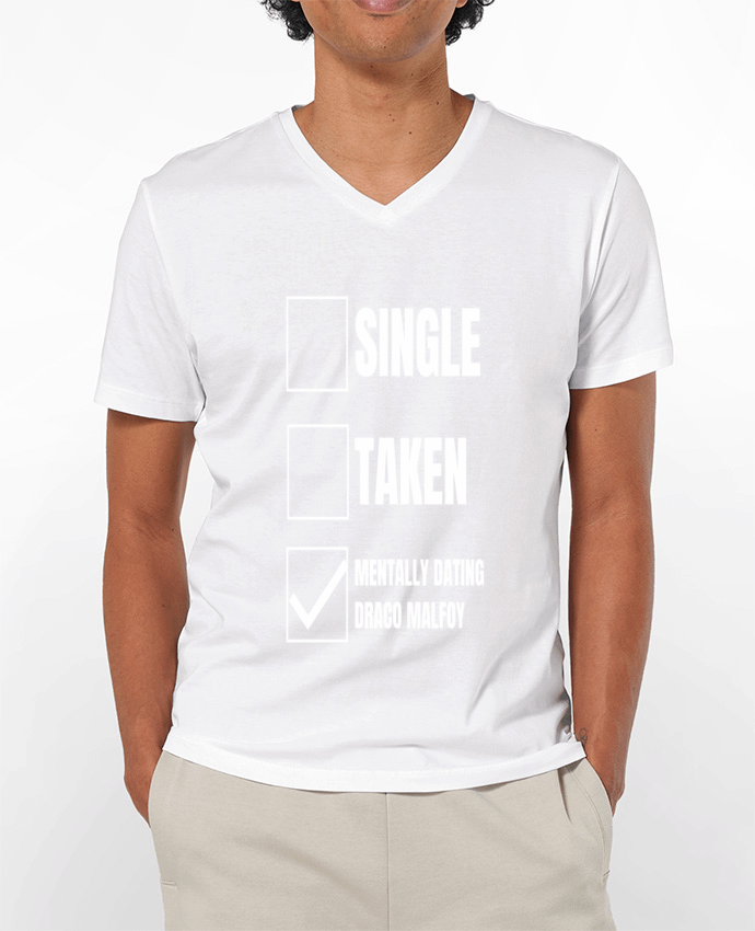 T-shirt homme Single Taken Mentally Dating Draco Malfoy par Geekshow