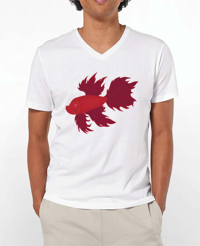 T-shirt homme BETTA ROJO par Santiaguen