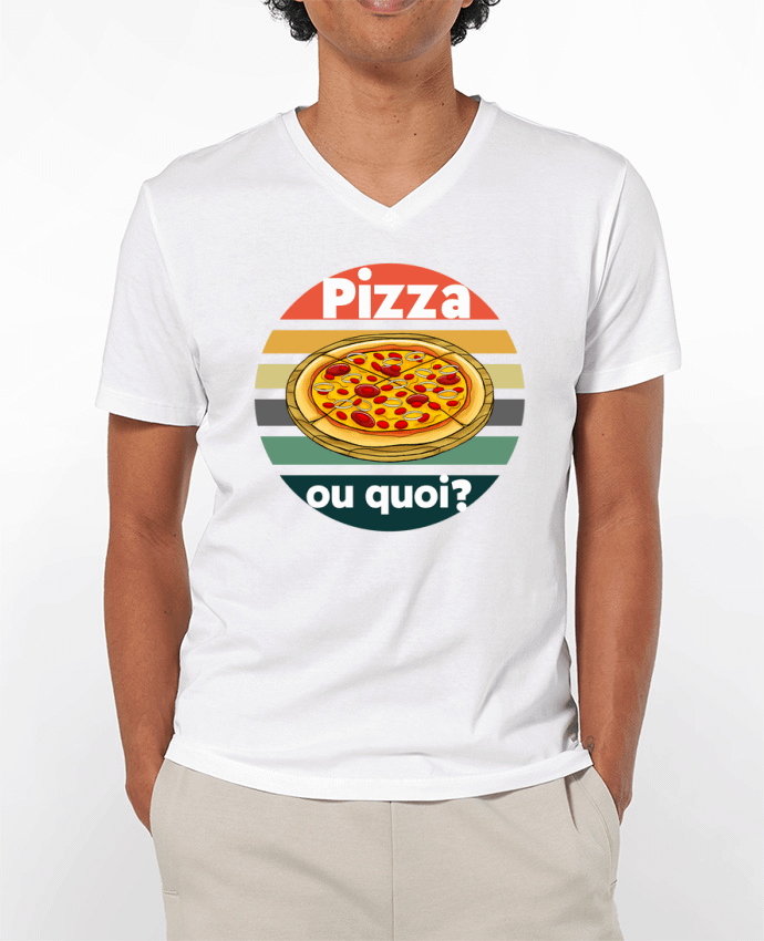 T-shirt homme Pizza ou quoi par Cheerocki