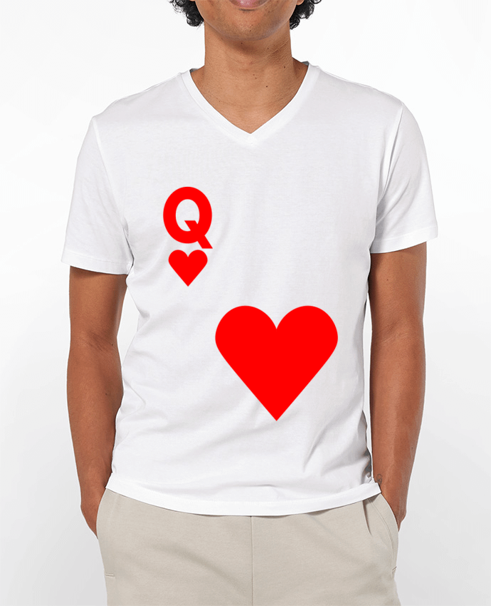 T-shirt homme La Dame de coeur - Idée cadeau par IPUAL - La Boutique