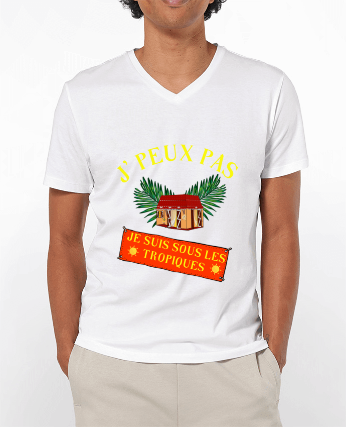 T-shirt homme je peux pas, je suis sous les tropiques par Fridaé