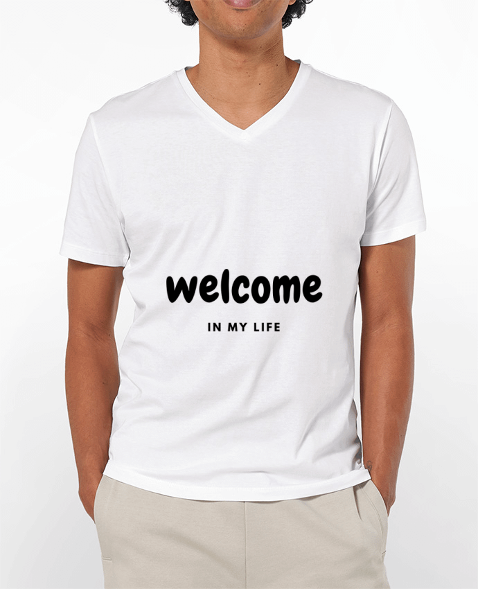 T-shirt homme Welcome in my life par CustomDesign