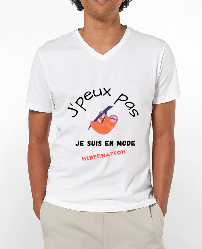 T-shirt homme je peux pas, je suis en mode hibernation par Fridaé