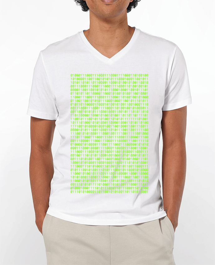 T-shirt homme Code binaire par Seb337413