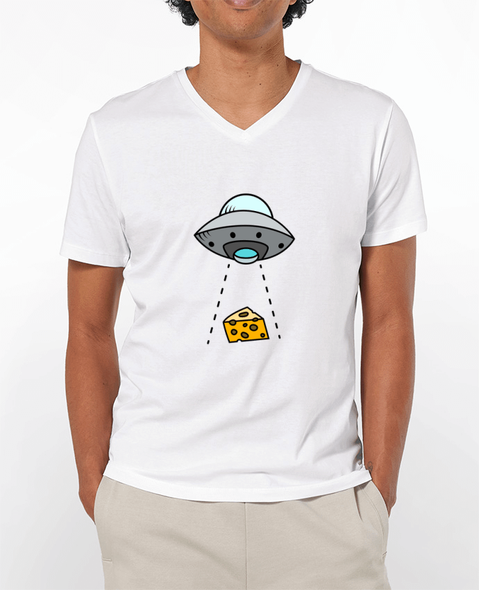 T-shirt homme Extraterrestre Enlèvement Fromage par NicolasLebrun