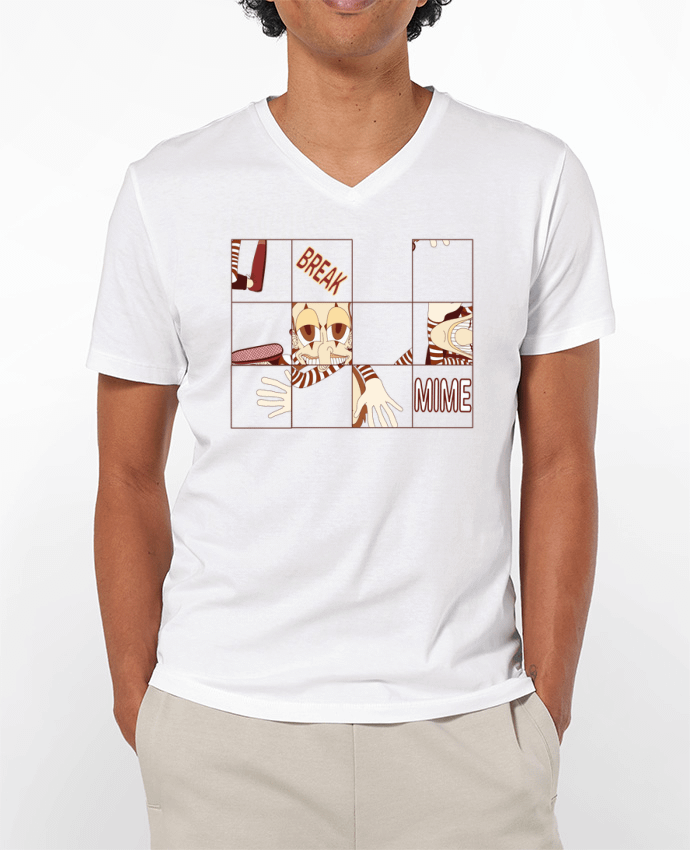 T-shirt homme BREAK MIME par Santiaguen