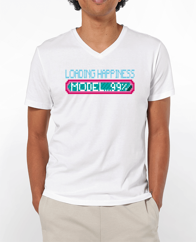 T-shirt homme HAPPINESS MODEL par Santiaguen