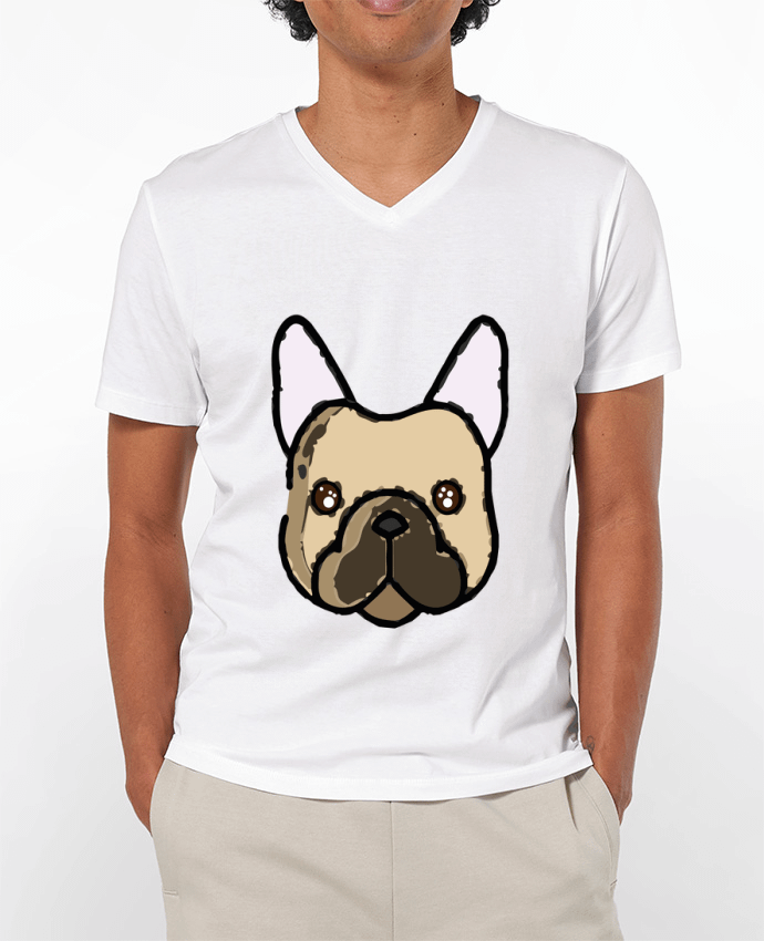 T-shirt homme bouledogue par Tosca_33
