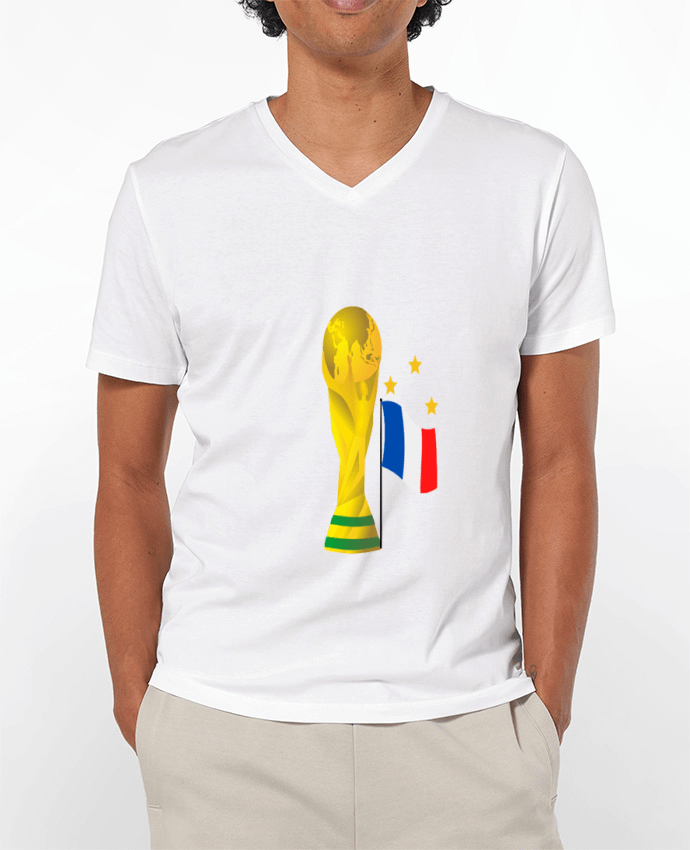 T-shirt homme Coupe du monde 3 étoiles par FMTdesigner