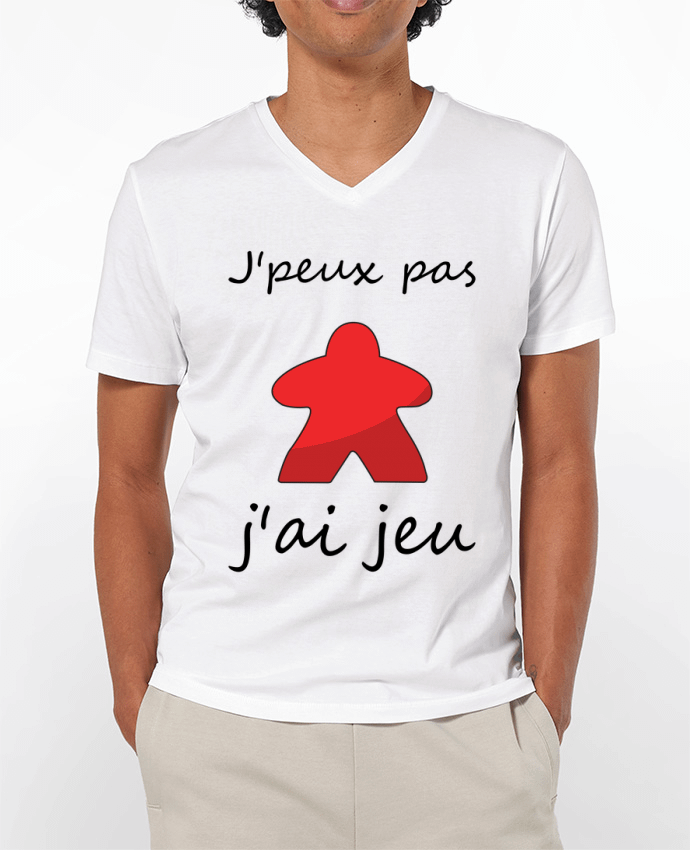 T-shirt homme j'peux pas j'ai jeu Meeple Rouge par Le Repaire des Joueurs