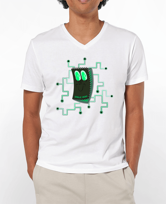 T-shirt homme SMILE MOD par Santiaguen
