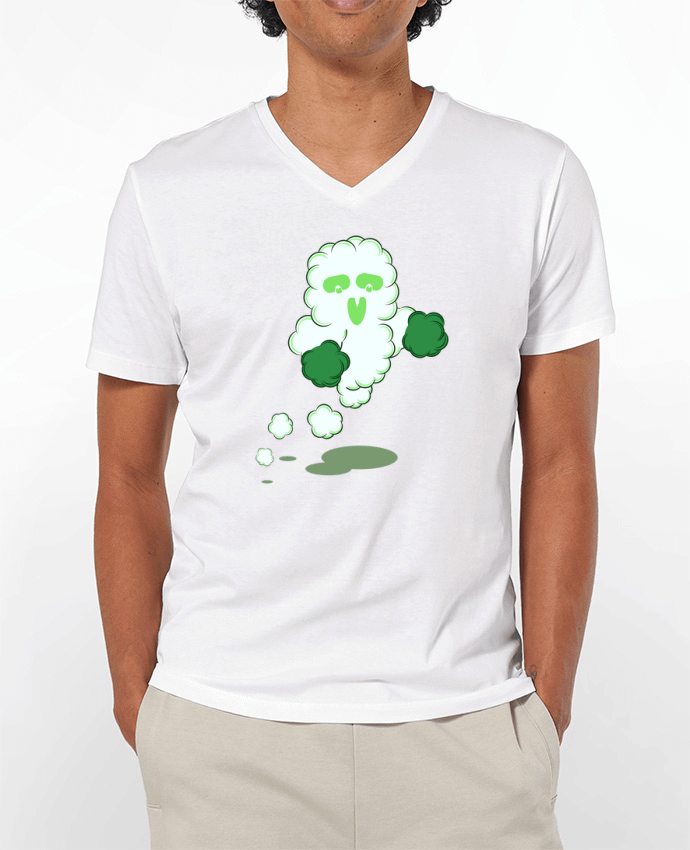 T-Shirt V-Neck Men 180g HEAVY SLEEP by Santiaguen
