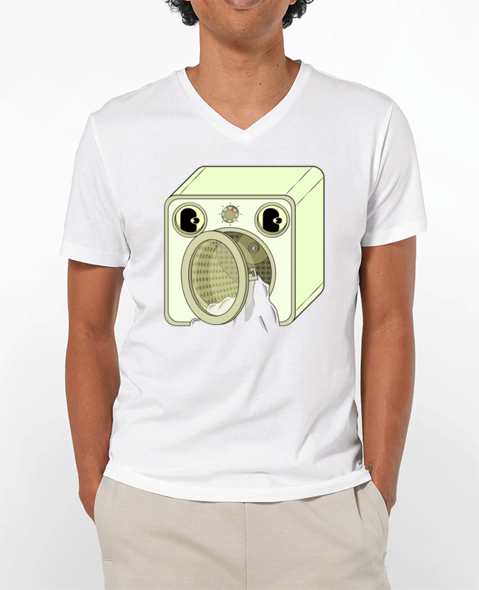 T-shirt homme SWALLOWING MACHINE par Santiaguen