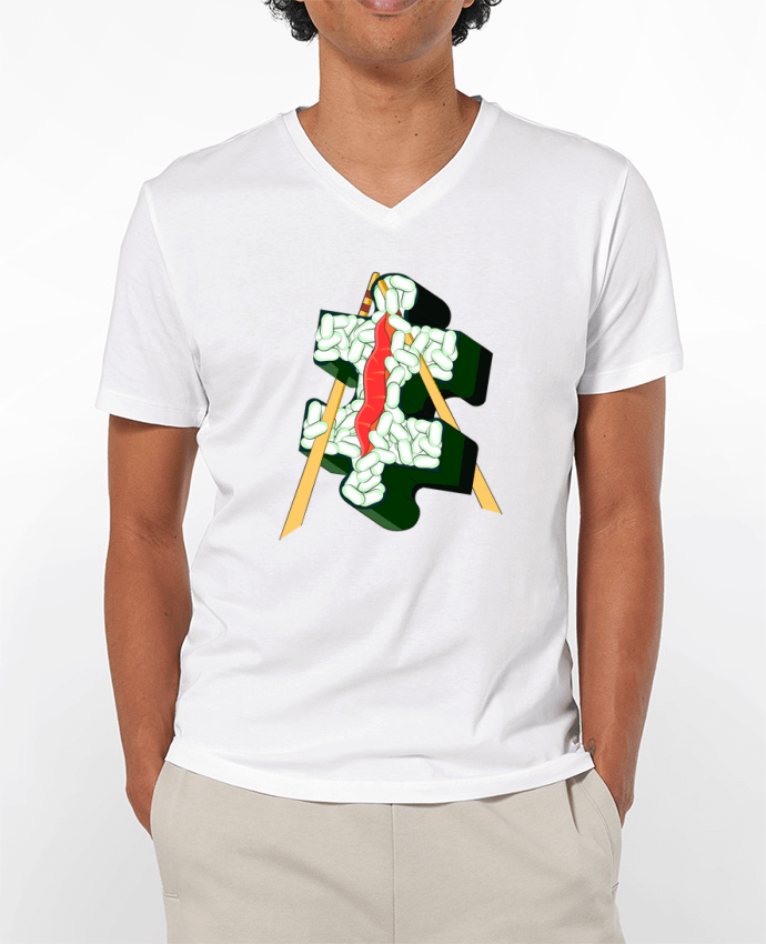 T-shirt homme SUSHI PIECE par Santiaguen