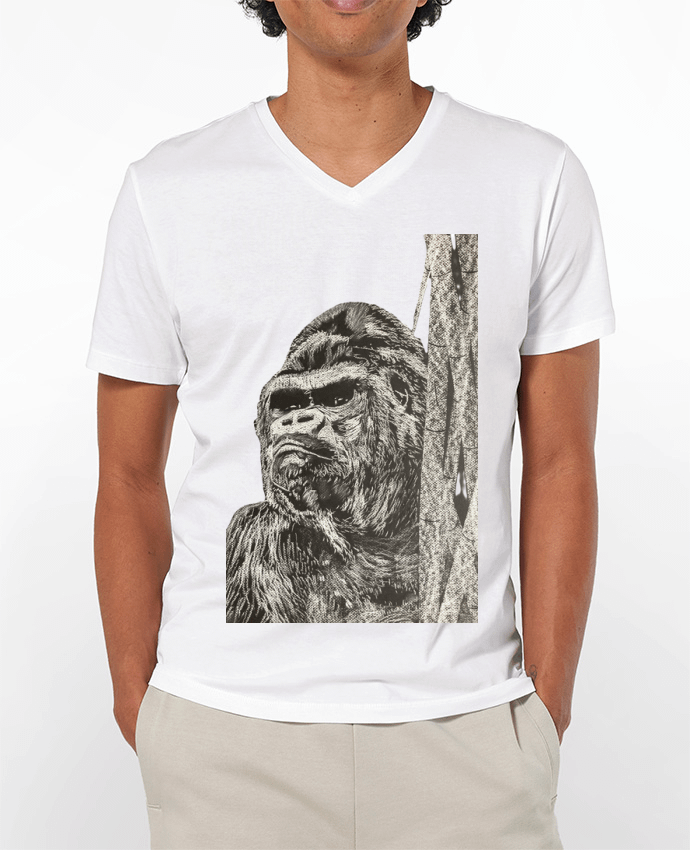 T-shirt homme Gorille par Eclat animalier