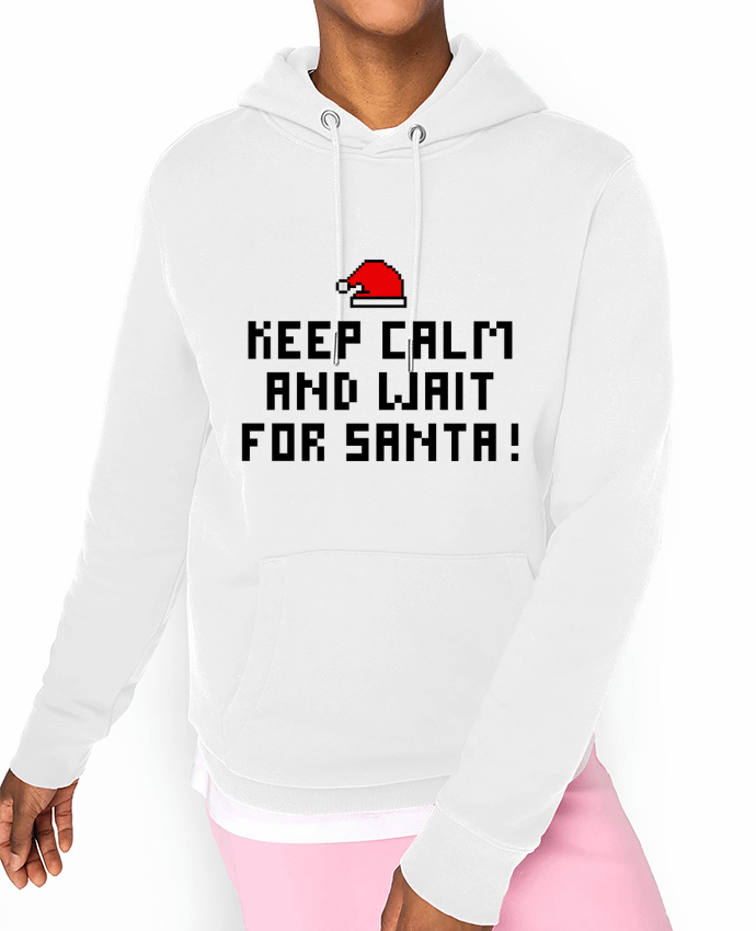 Hoodie Keep calm and wait for Santa ! Par tunetoo