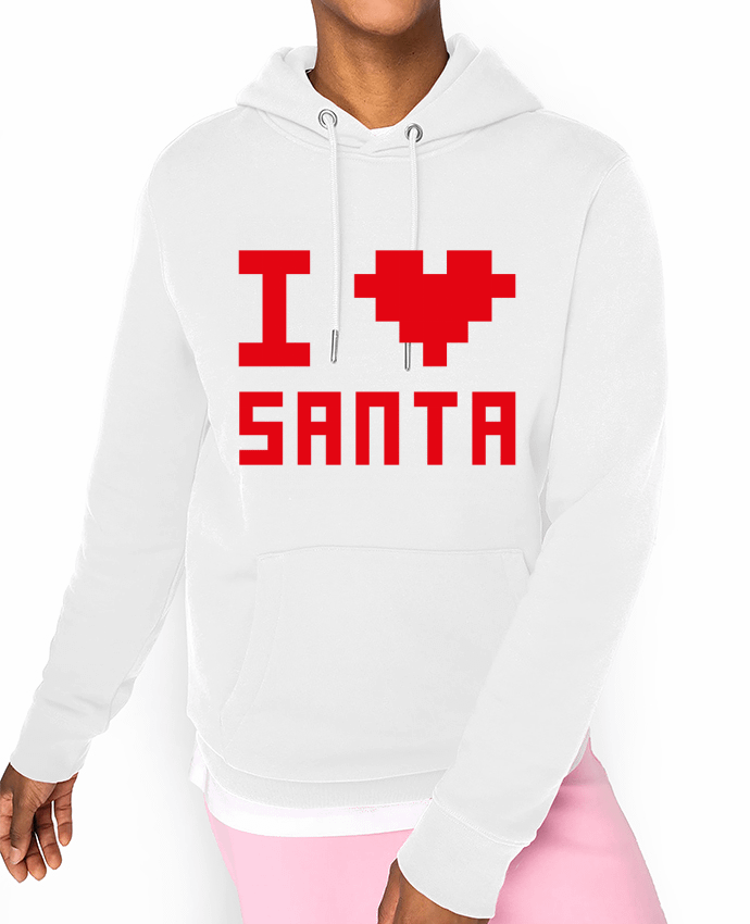 Hoodie I LOVE SANTA Par tunetoo