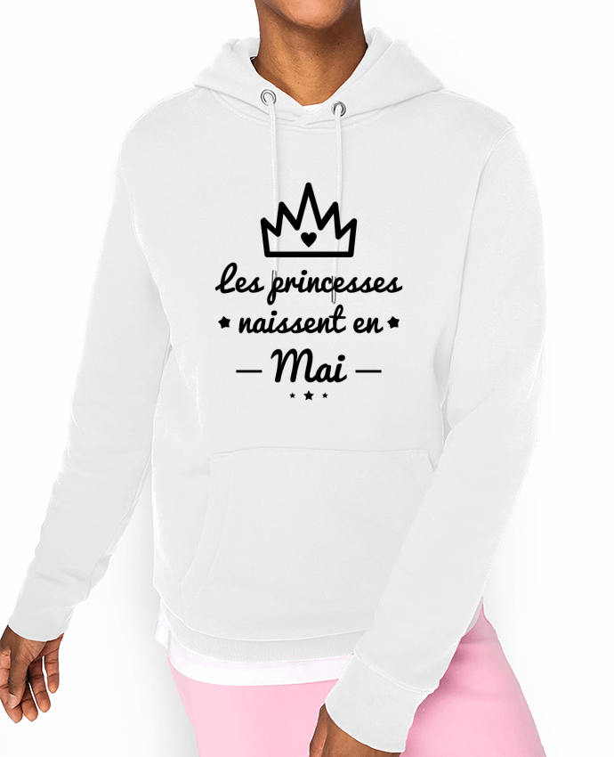 Hoodie Les princesses naissent en mai, princesse, cadeau d'anniversaire Par Benichan