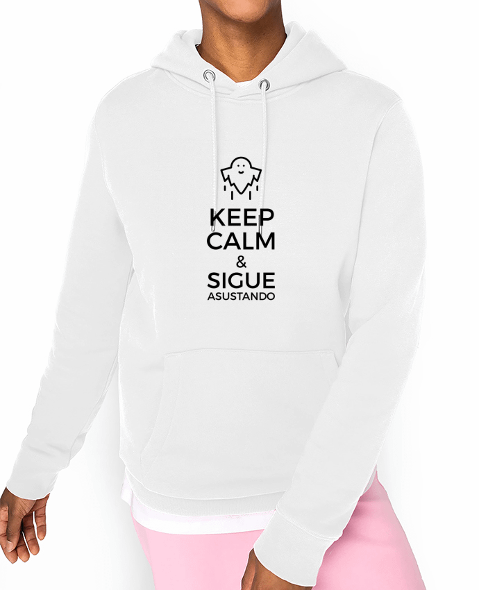 Hoodie Keep Calm and Sigue asustando ghost Par tunetoo