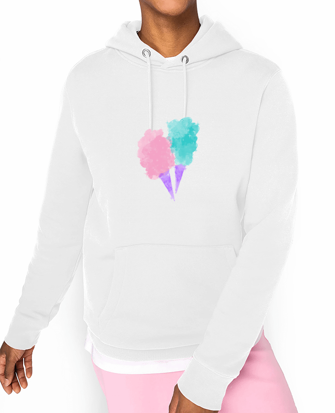 Hoodie Watercolor Cotton Candy Par PinkGlitter