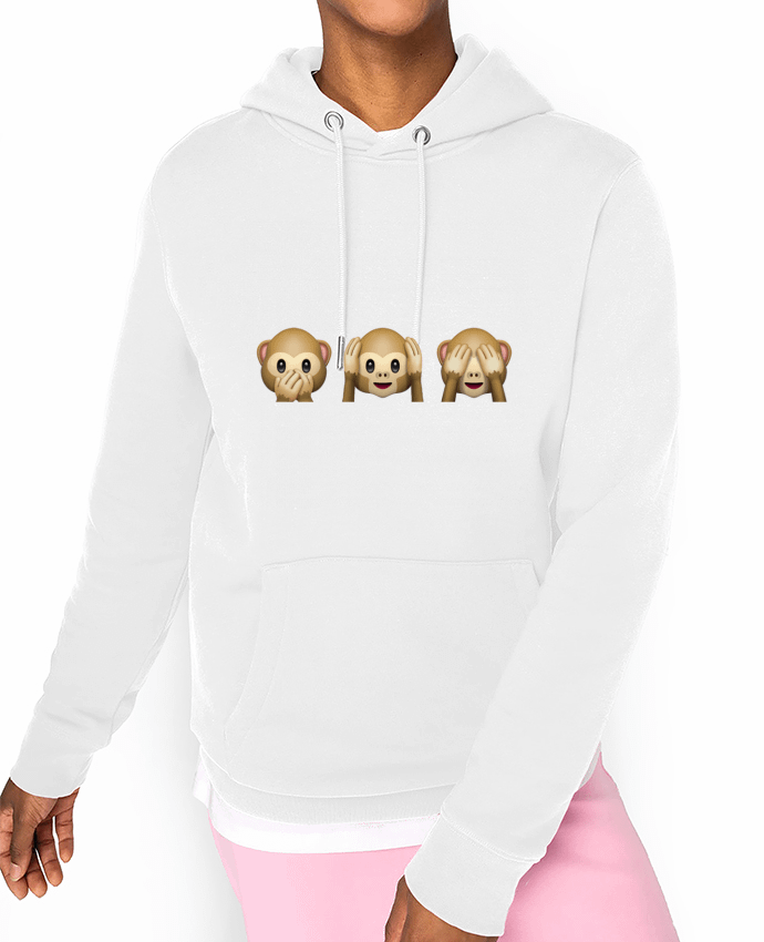 Hoodie Three monkeys Par Bichette