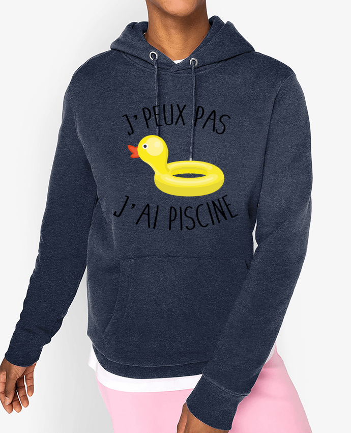 Hoodie Je peux pas j'ai piscine Par FRENCHUP-MAYO