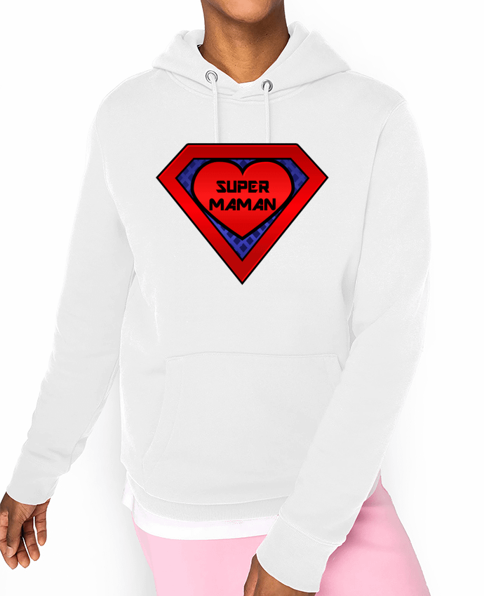 Hoodie Super maman Par FRENCHUP-MAYO