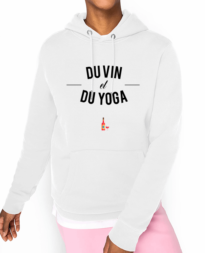 Hoodie Du Vin et du Yoga Par tunetoo