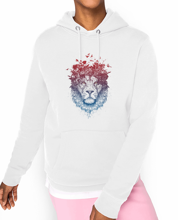 Hoodie Floral lion III Par Balàzs Solti