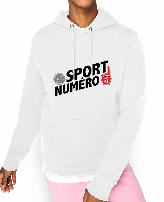 Hoodie Sport numéro 1 Pétanque Par tunetoo