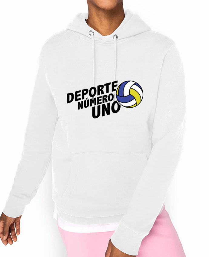 Hoodie Deporte Número Uno Volleyball Par tunetoo