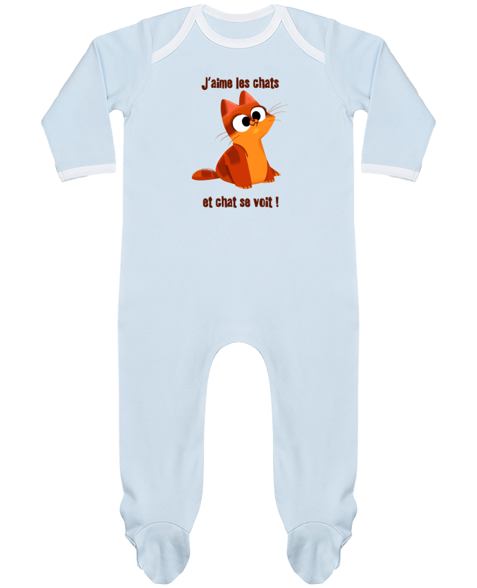 Body Pyjama Bébé Chaton par emotionstudio